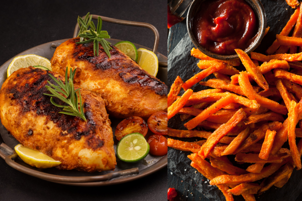 Air Fryer Chicken & Fries