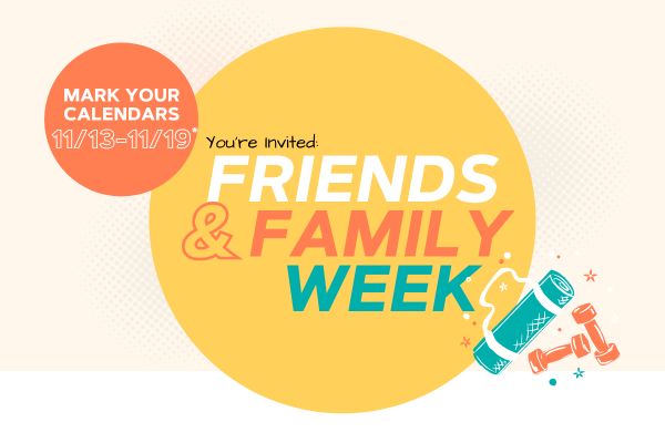 Friends & Family Week Email Header