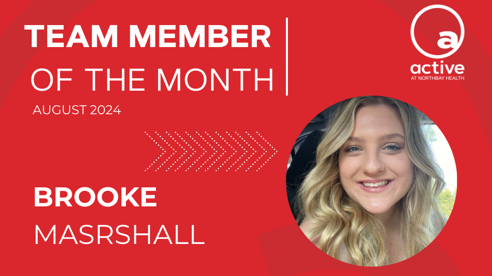 Active at NorthBay Health | Team Member of the Month | August 2024